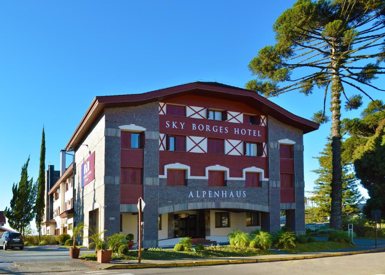 Sky Borges Hotel Alpenhaus - Gramado Ngoại thất bức ảnh