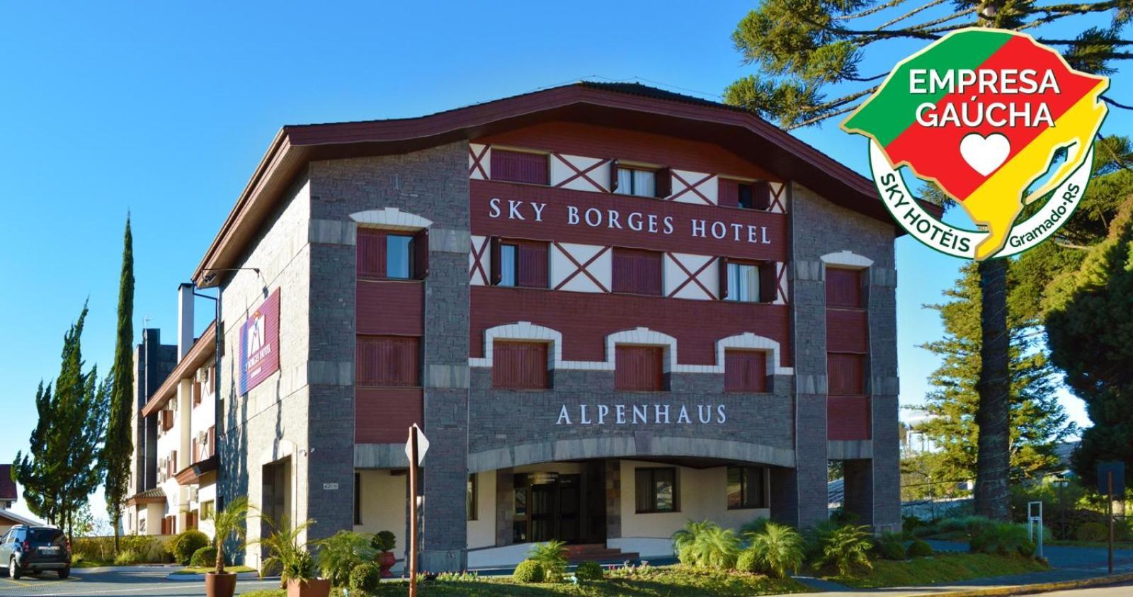Sky Borges Hotel Alpenhaus - Gramado Ngoại thất bức ảnh